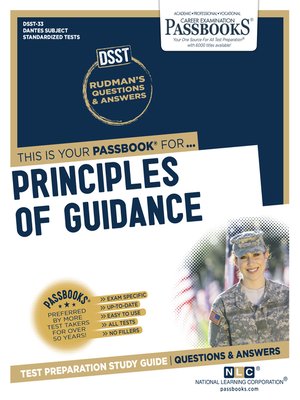 cover image of PRINCIPLES OF GUIDANCE